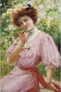 Emile Vernon - A wistful gaze