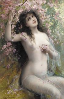 Emile Vernon - Among the blossoms