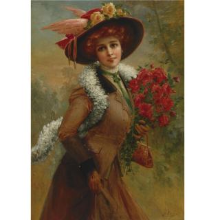 Émile Vernon - French Lovely As A Rose