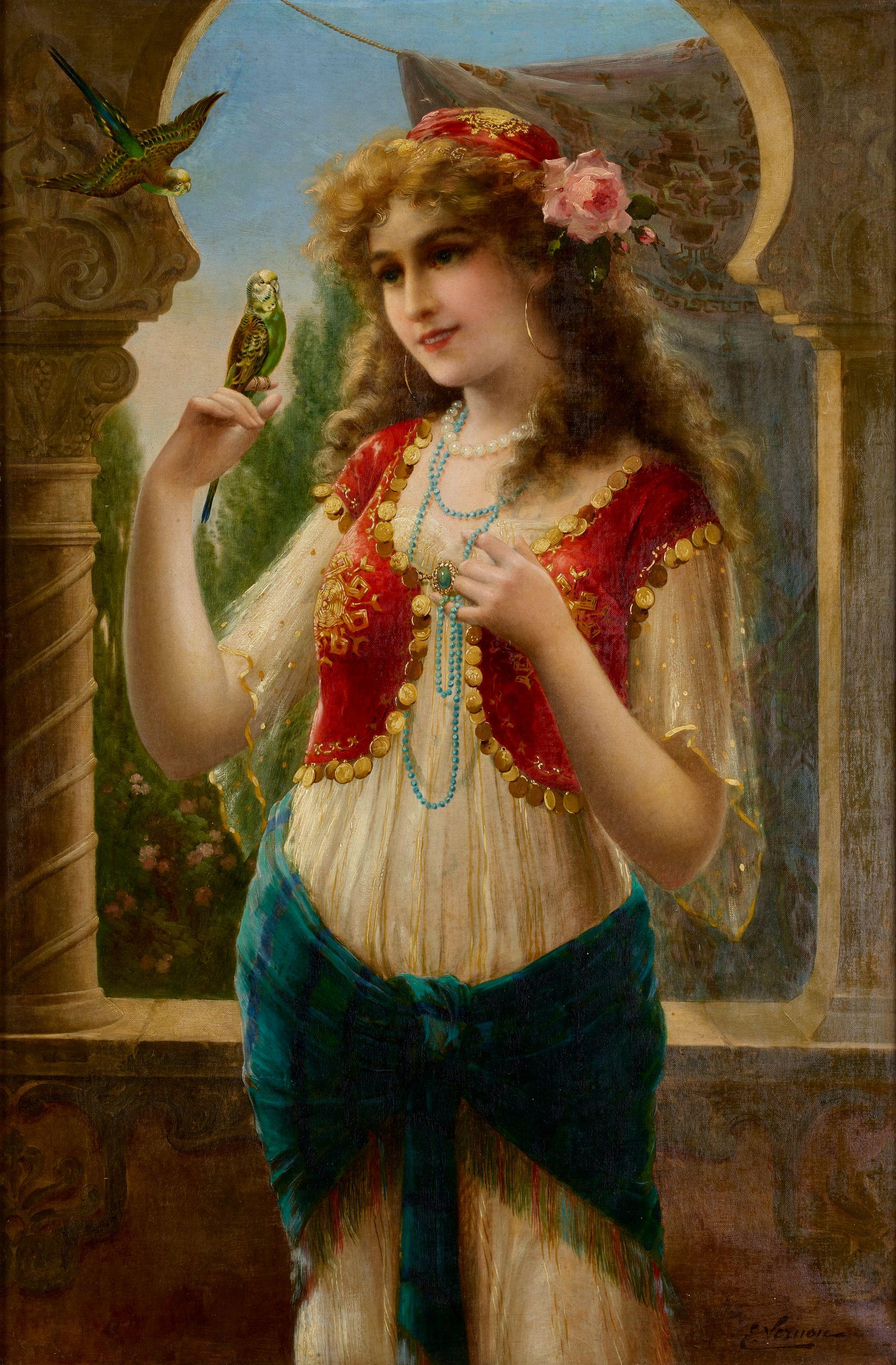 Emile Vernon - On the terrace