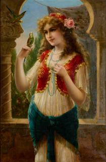 Emile Vernon - On the terrace