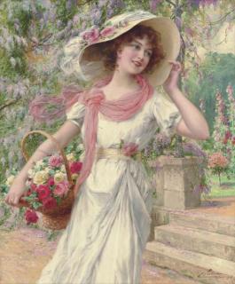 Emile Vernon - The Flower Garden