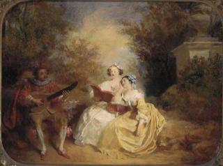 Emile Wattier - La leçon de chant