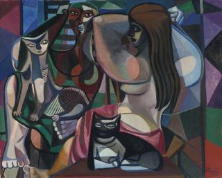 Emiliano di Cavalcanti - Mulheres E Gatos