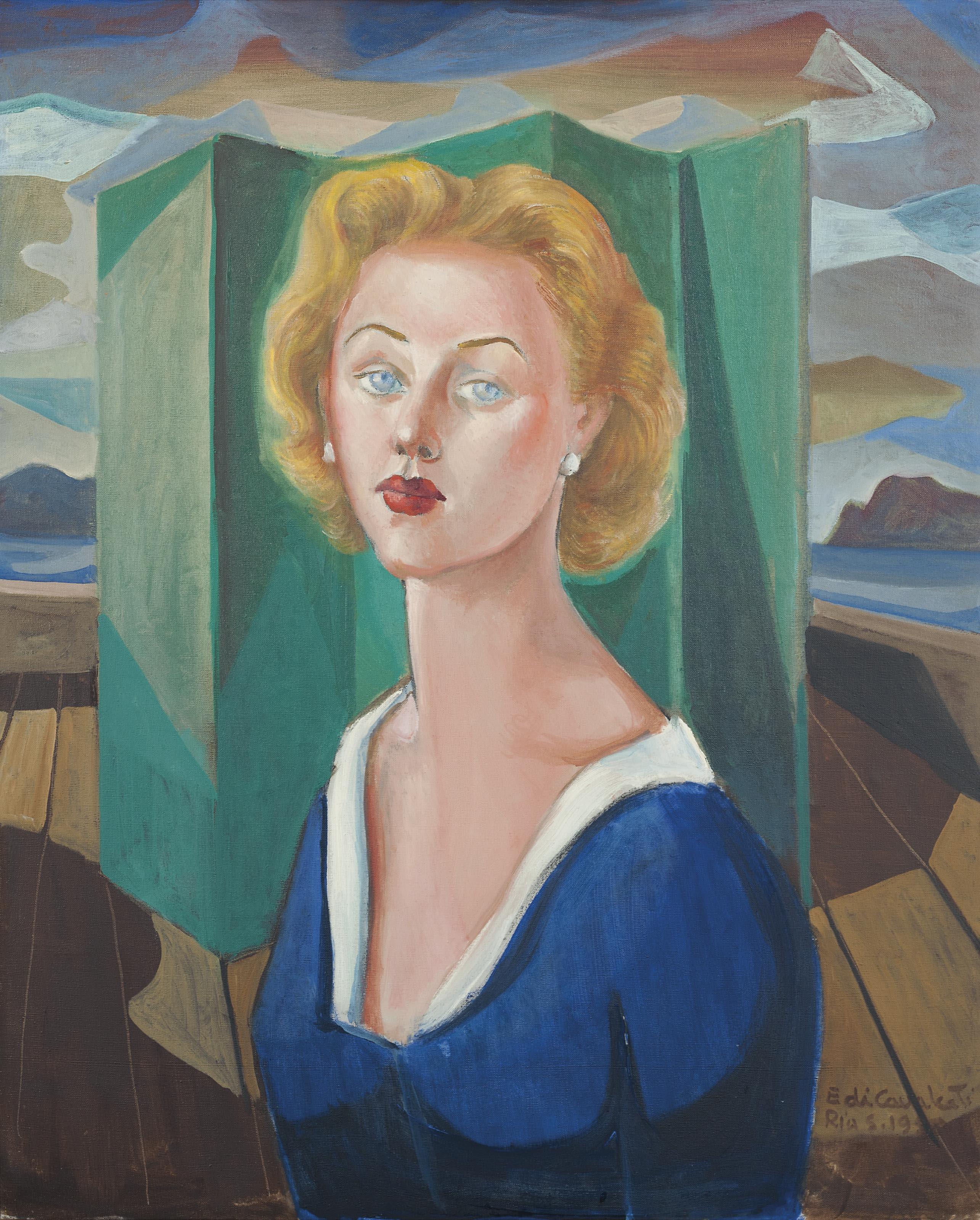 Emiliano Di Cavalcanti - Portrait of Louise Latham