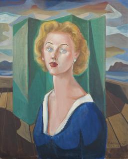 Emiliano Di Cavalcanti - Portrait of Louise Latham