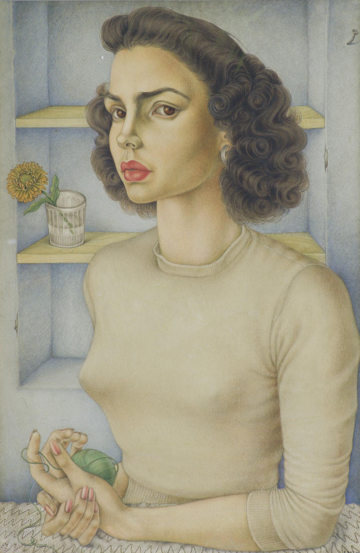 Emilio Baz Viaud - Retrato de Silvia