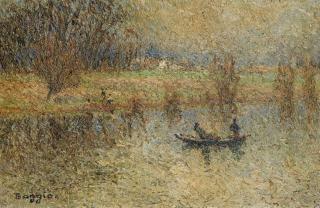 Emilio Boggio - Les Bords De L\'Oise Vus Du Territoire De La Bonneville