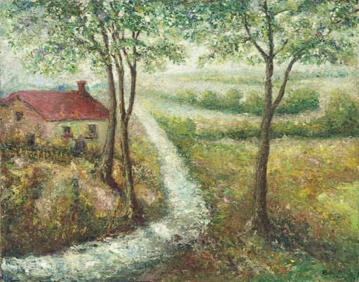 Emilio Boggio - Normandie, la Maison de Campagne