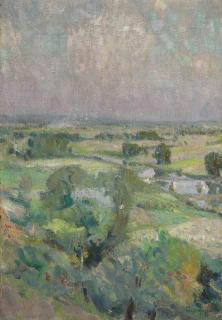 Emilio Boggio - Vallee de L\'Oise vue des hauteurs de Chaponval