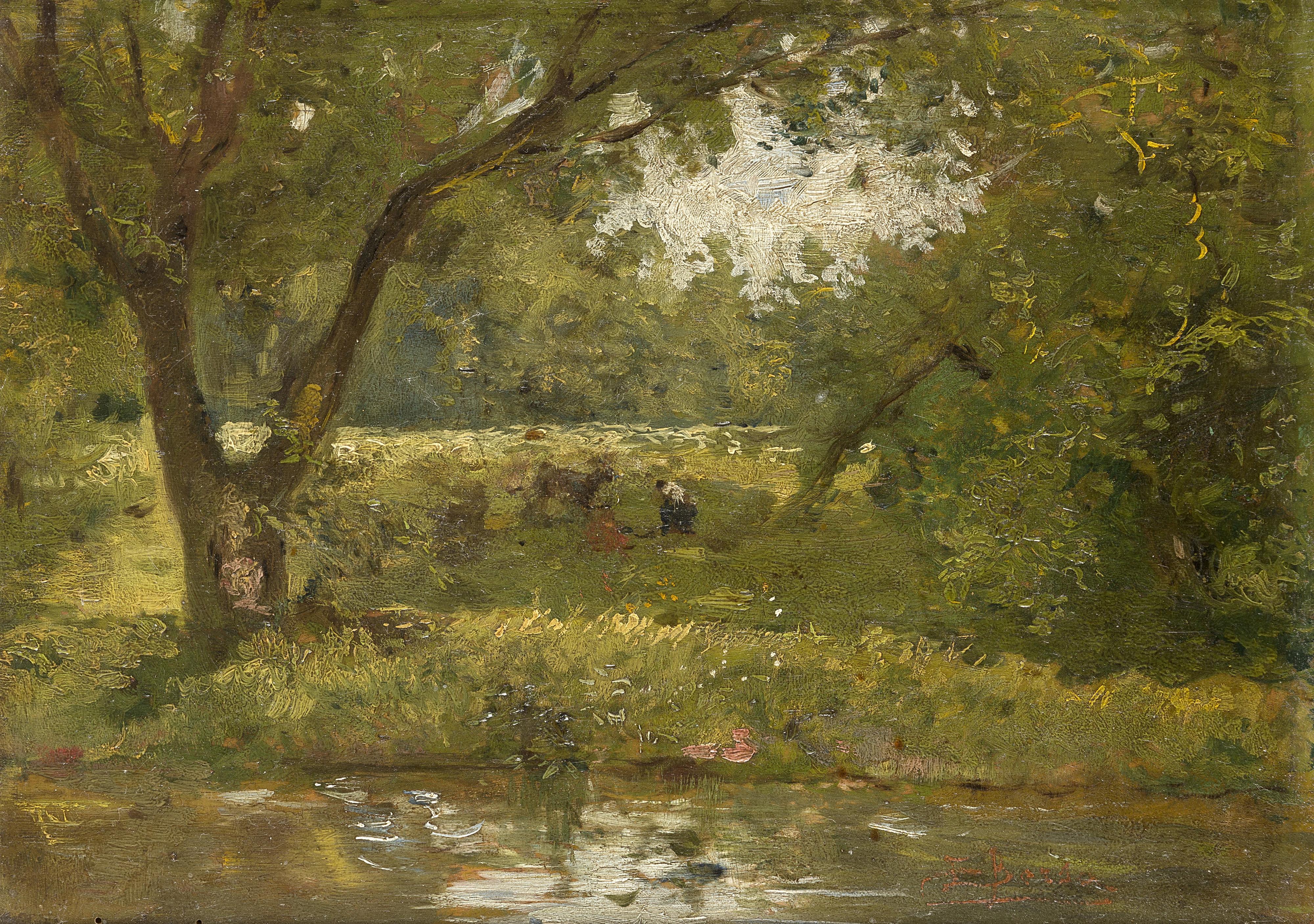 Emilio Borsa - Paesaggio brianzolo