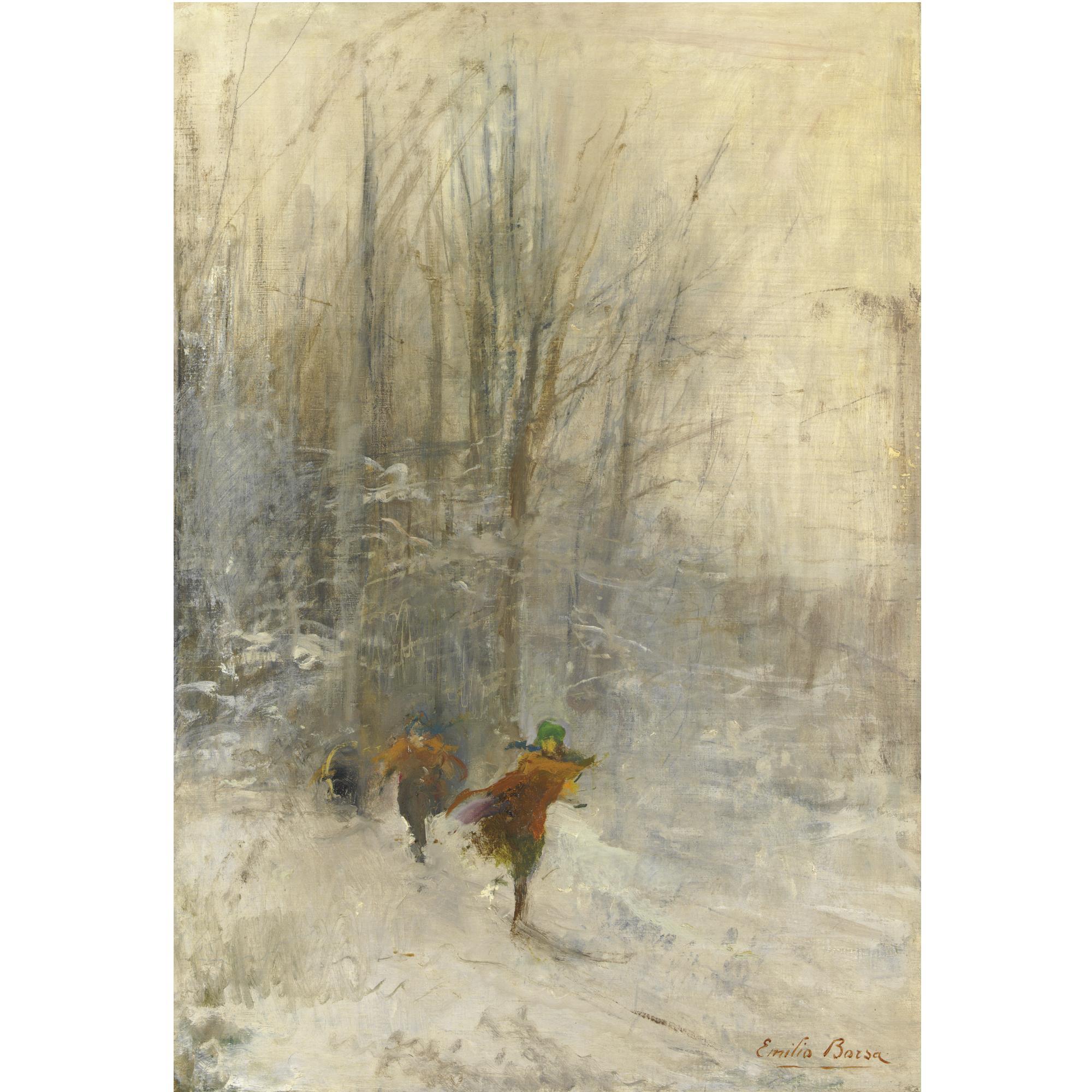 Emilio Borsa - Pattinatrici Al Parco Di Monza