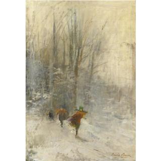 Emilio Borsa - Pattinatrici Al Parco Di Monza