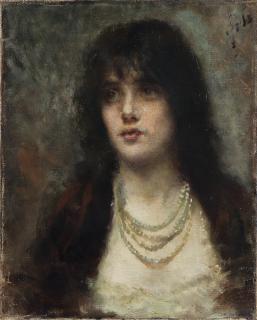 Emilio Gola - La collana di perle / Il vezzo di perle