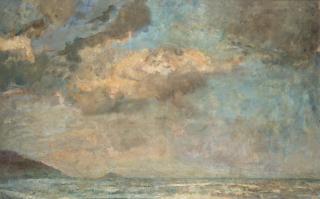 Emilio Gola - L\'Isola della Gallinara vista da Laigueglia