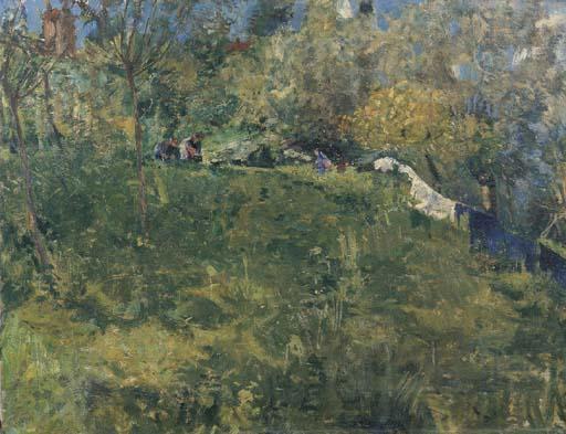 Emilio Gola - \'Paesaggio: Panni Al Sole\'