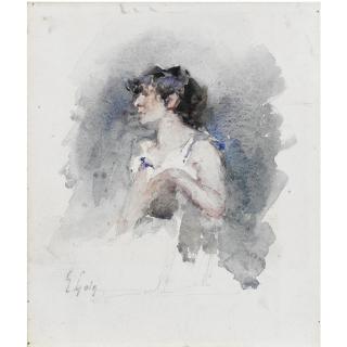 Emilio Gola - Ritratto Di Fanciulla