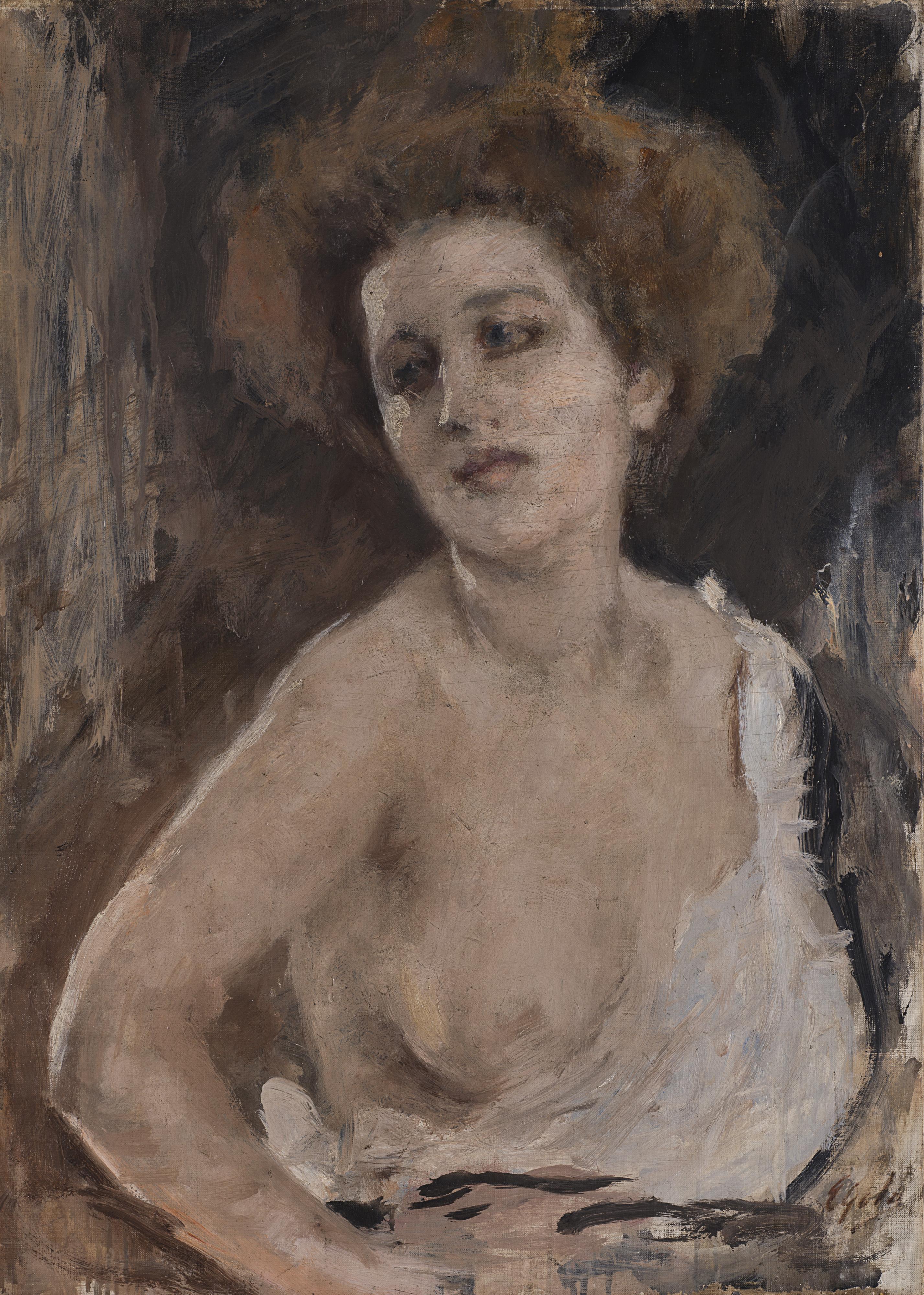 Emilio Gola - Ritratto femminile