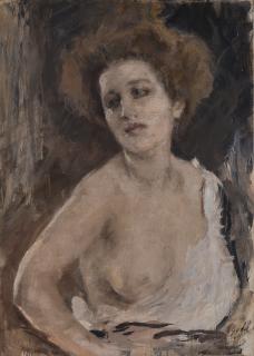 Emilio Gola - Ritratto femminile