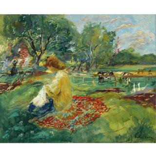 Emilio Grau Sala - Couture Dans La Prairie