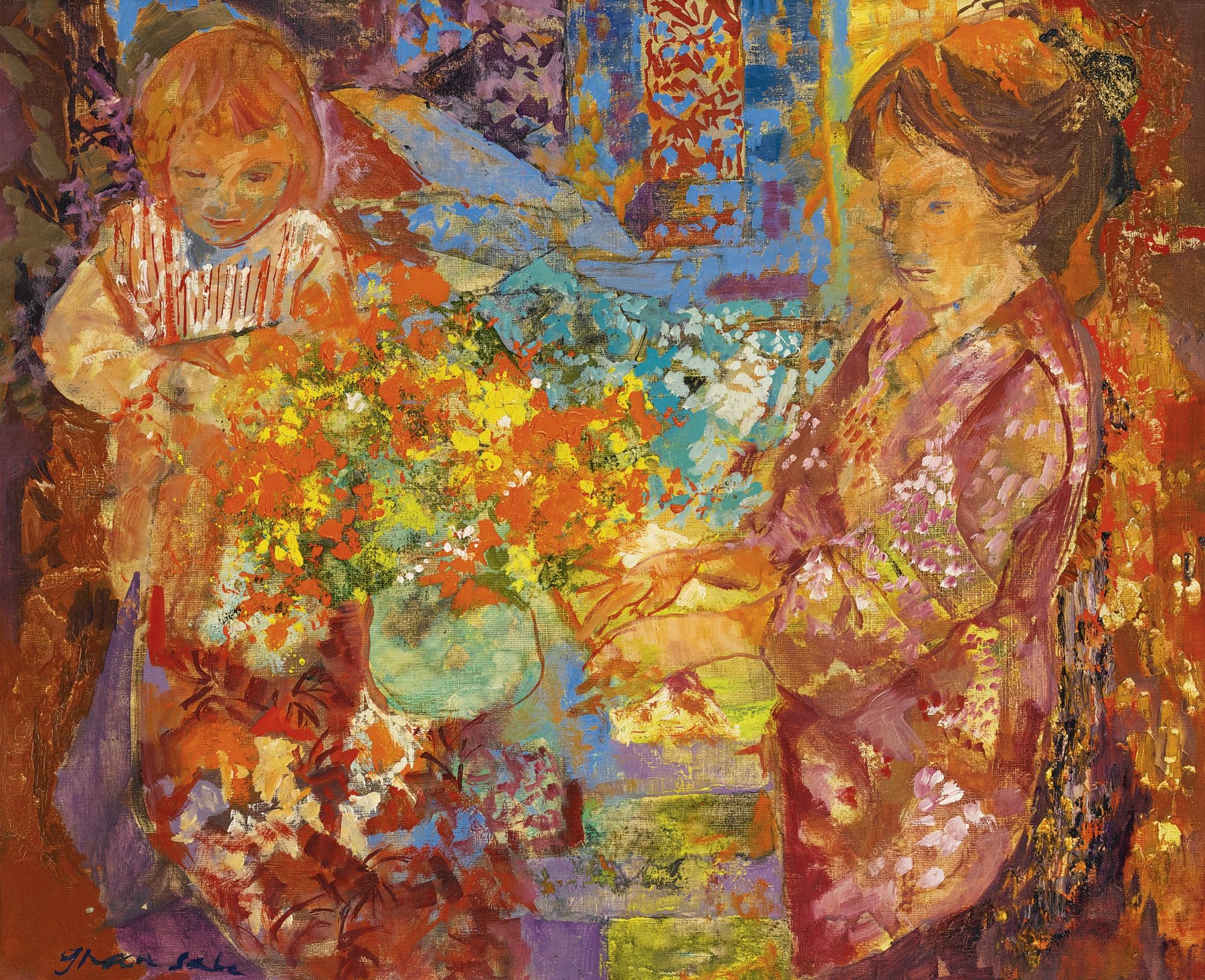 Emilio Grau Sala - Intérieur Rouge