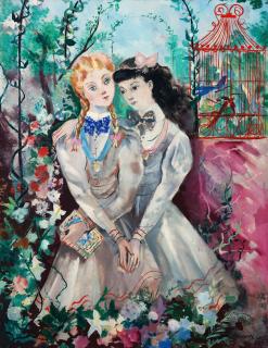 Emilio Grau Sala - Les collégiennes dans le jardin, 1937