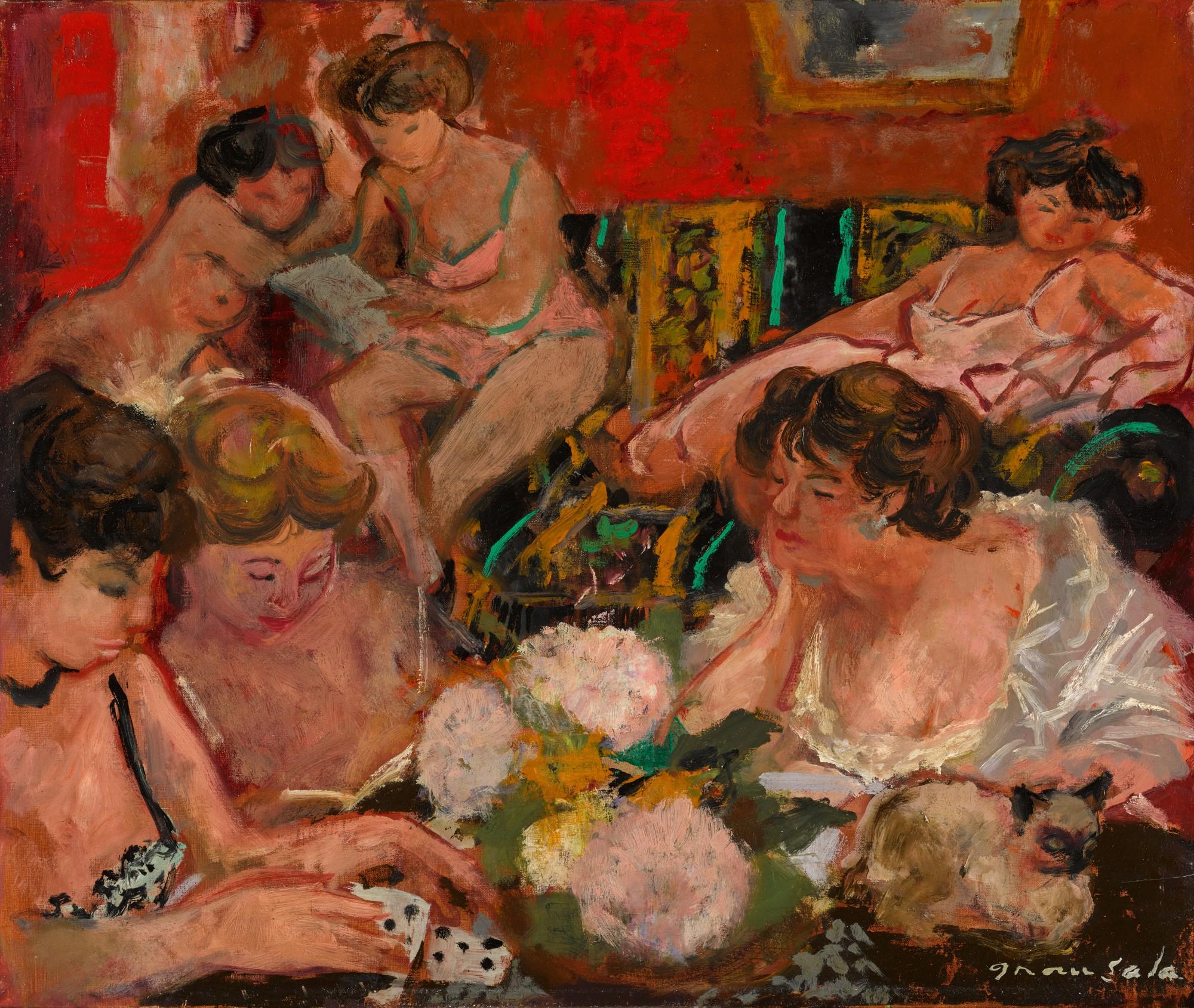 Emilio Grau Sala - Les Dames Au Salon