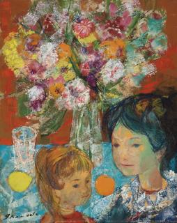 Emilio Grau Sala - Mère et enfant