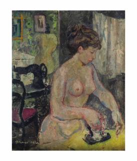 Emilio Grau Sala - Nude Ironing