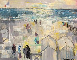 Emilio Grau-Sala - Sur la plage