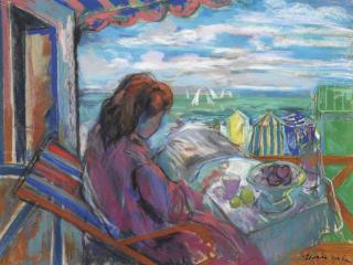 Emilio Grau Sala - Vue de Deauville