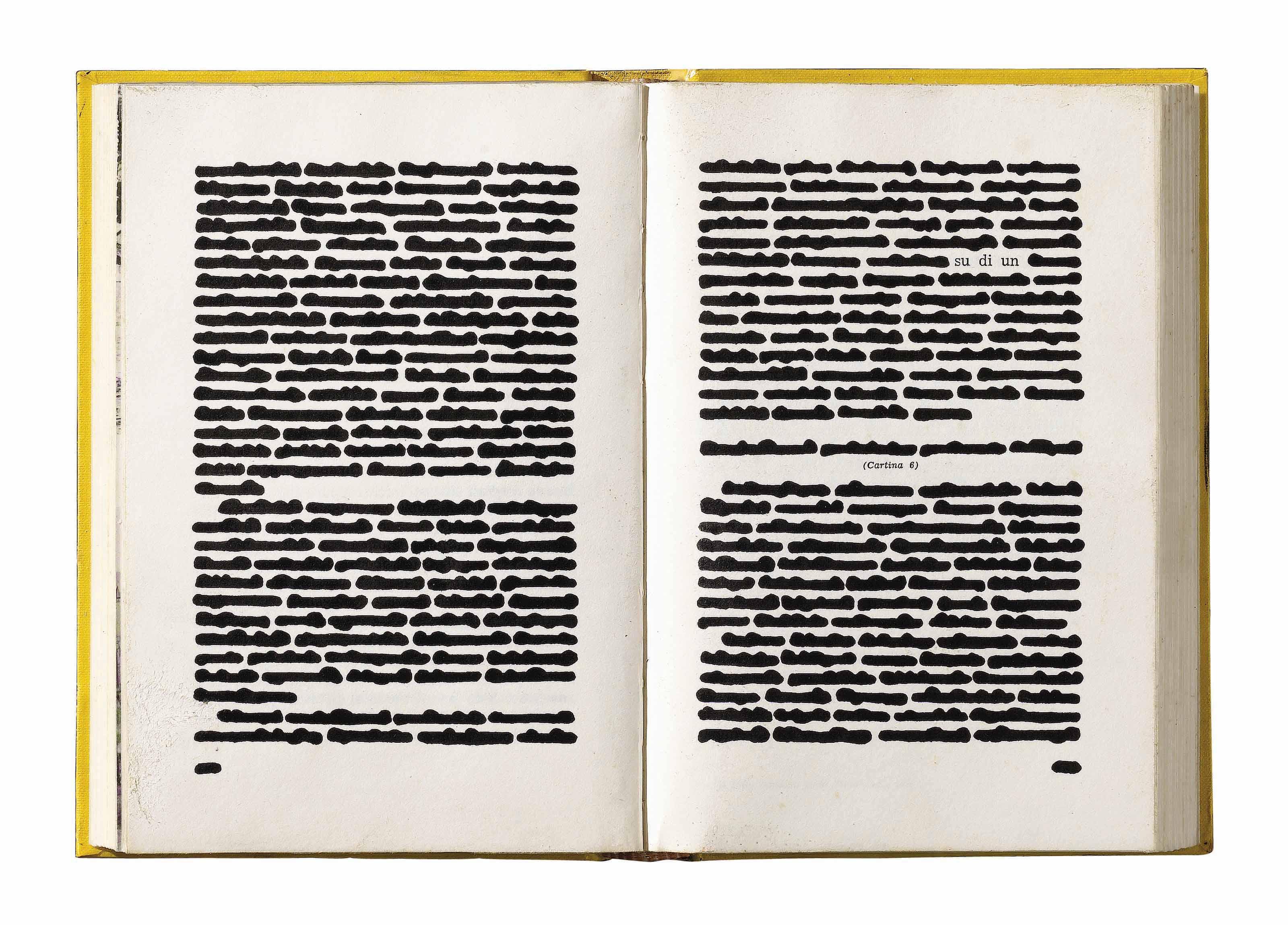 Emilio Isgrò - Cartina 6 (Map 6)