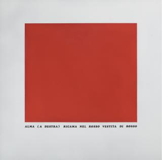 Emilio Isgrò - Il Ricamo Di Alma