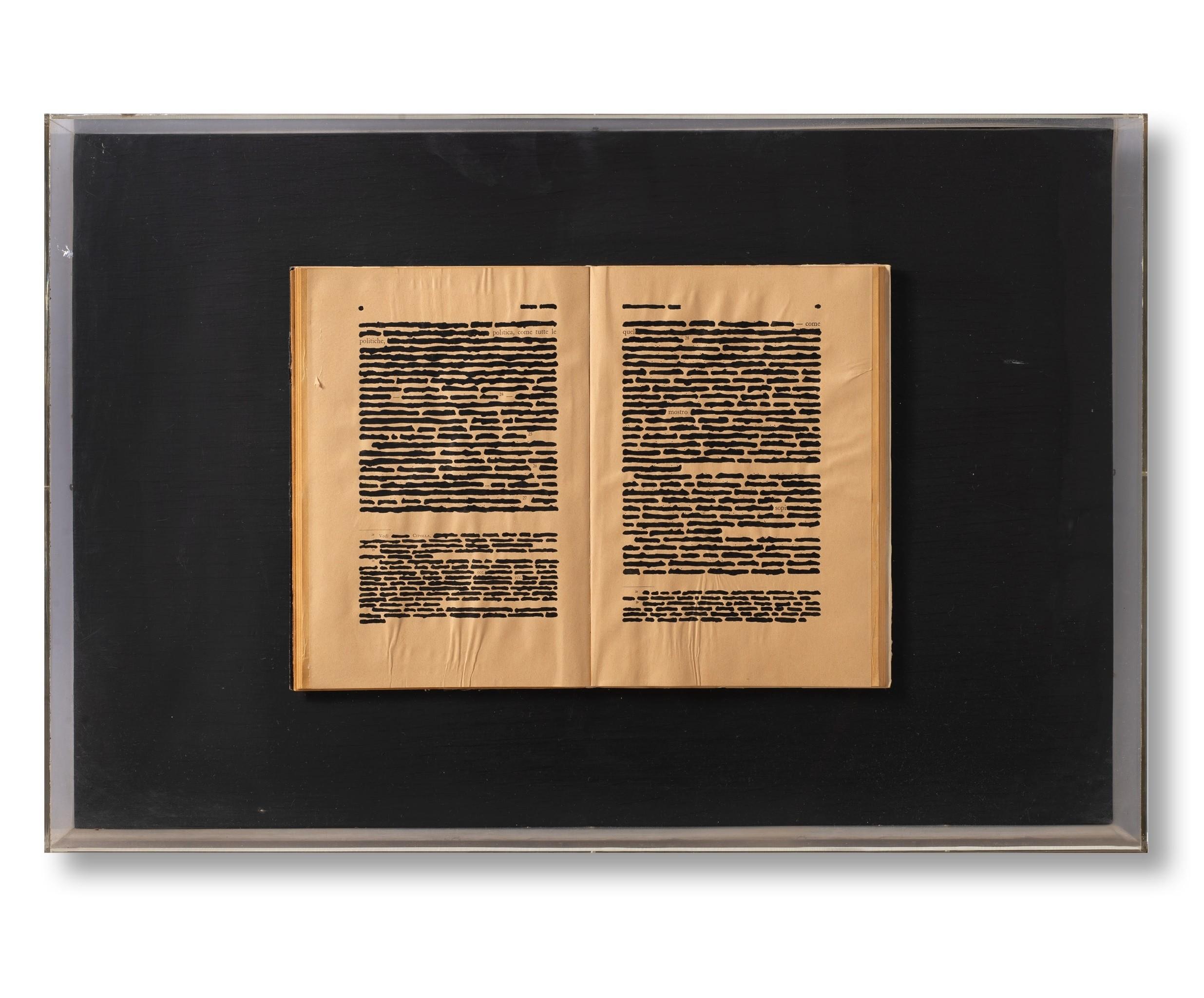 Emilio Isgrò - Libro cancellato