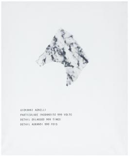 Emilio Isgrò - Particolare Da Agnellisigned On The Back; Mixed Media On Canvas. Executed In 1978.