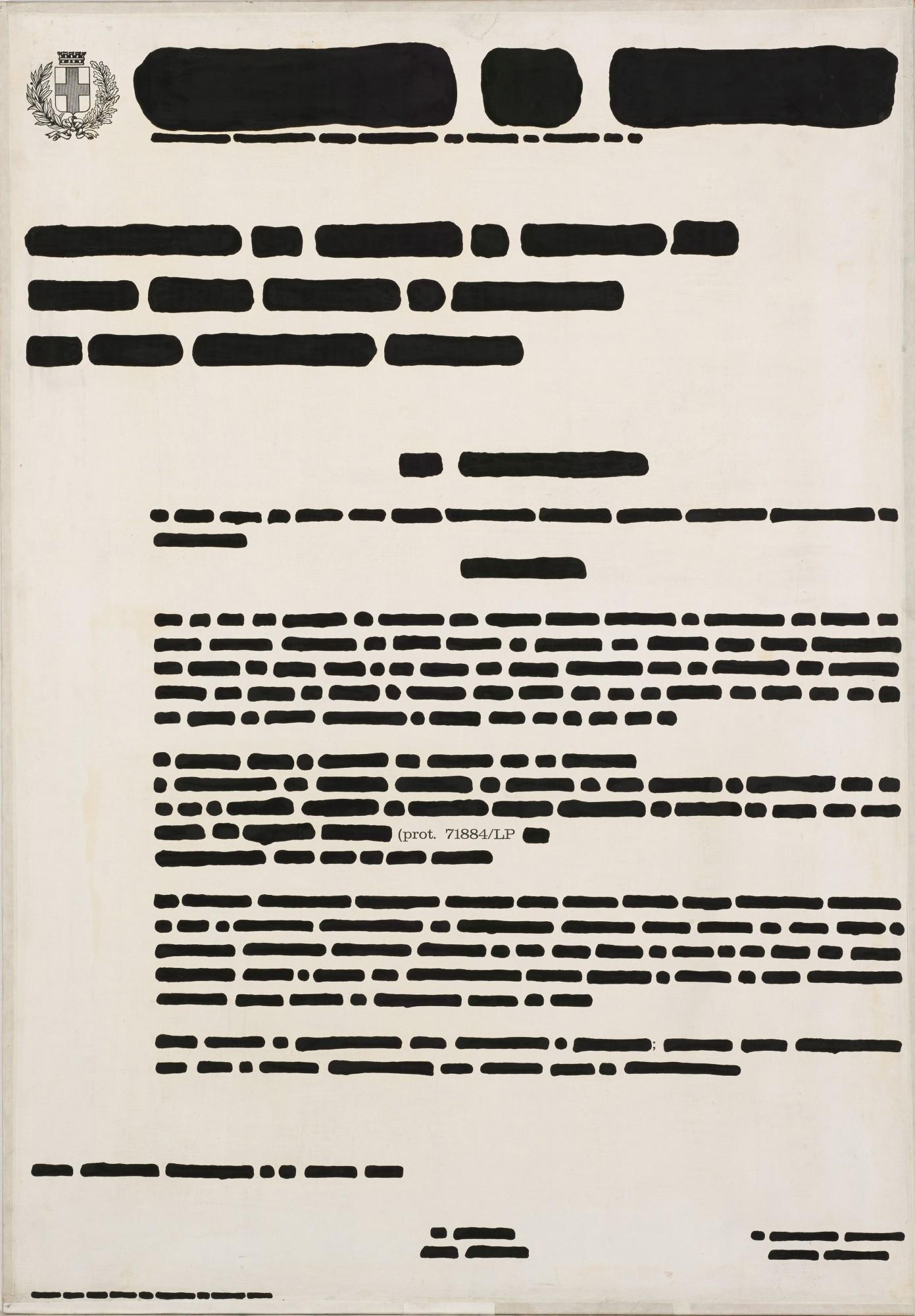 Emilio Isgrò - Protocollo