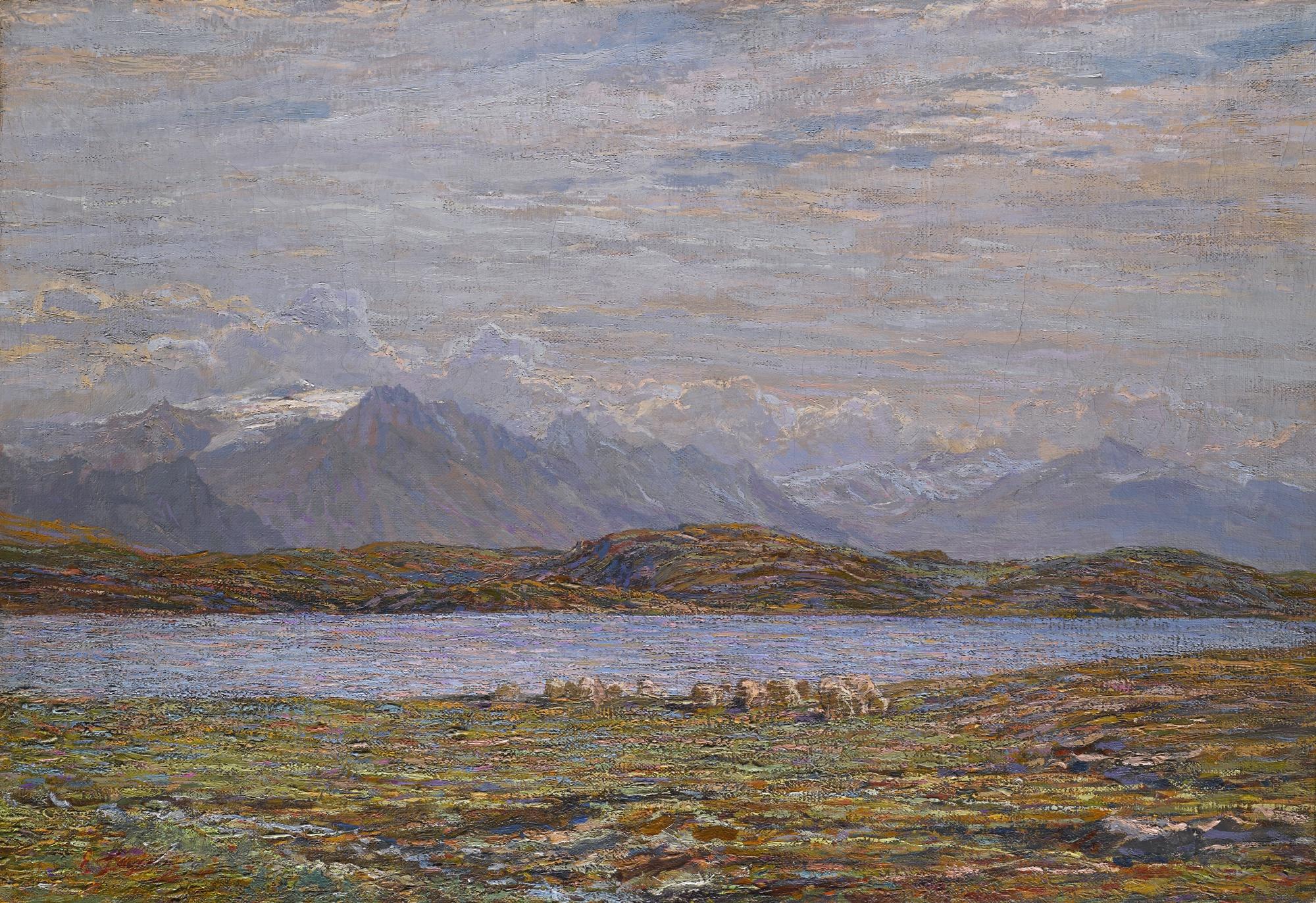 Emilio Longoni - Italian the Spluga Pass, In The Alps