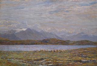 Emilio Longoni - Italian the Spluga Pass, In The Alps