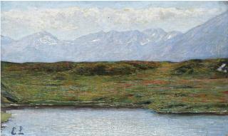 Emilio Longoni - Laghetto Di Montagna, \