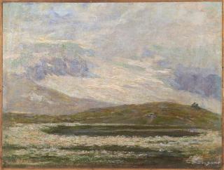 Emilio Longoni - Paesaggio montano