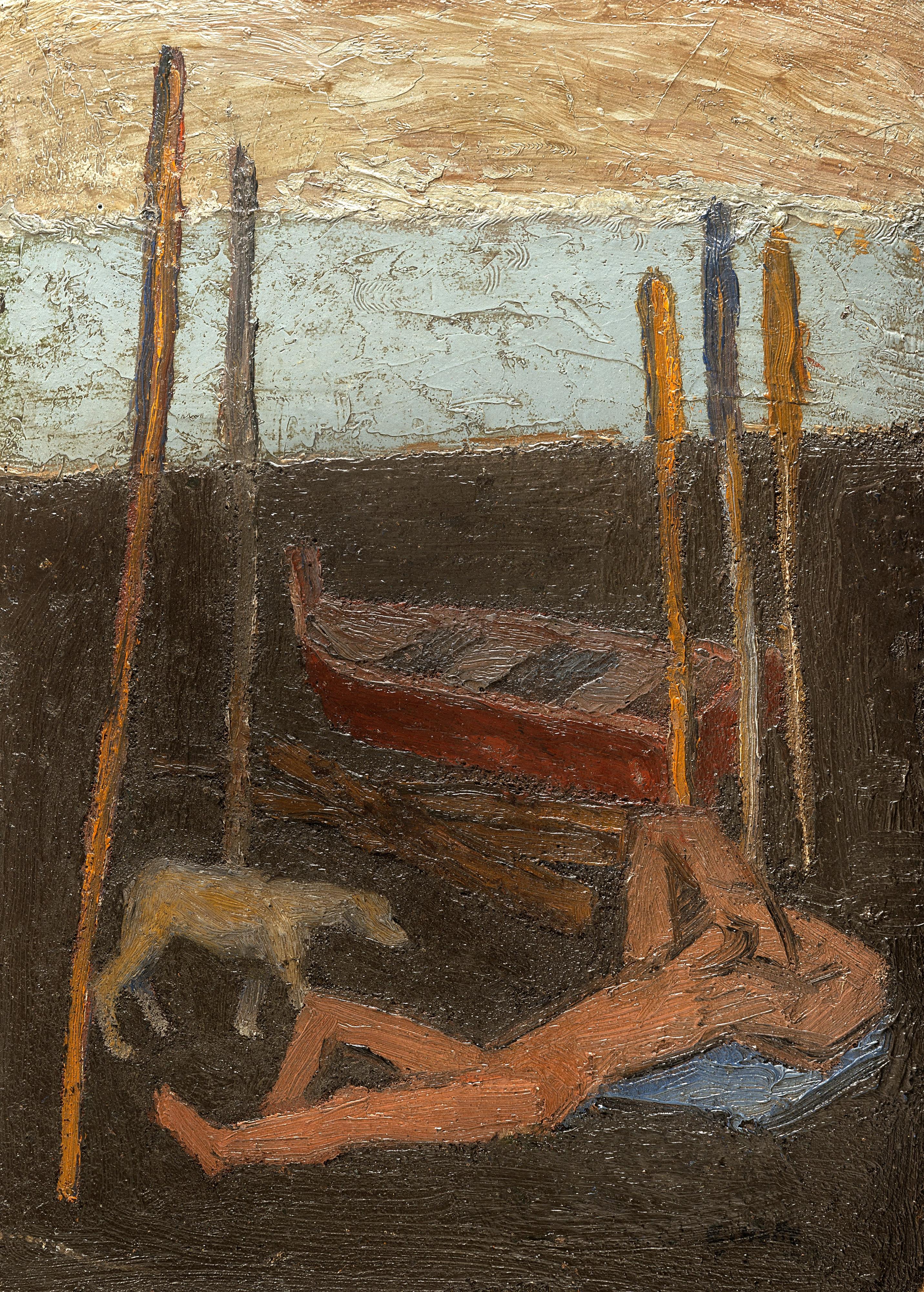 Emilio Notte - Il riposo del pescatore