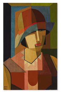 Emilio Pettoruti - Testa di donna