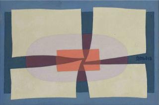 Emilio Pettoruti - Untitled (Study for Soleil Couchant)