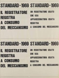 Emilio Prini - Standard 1969