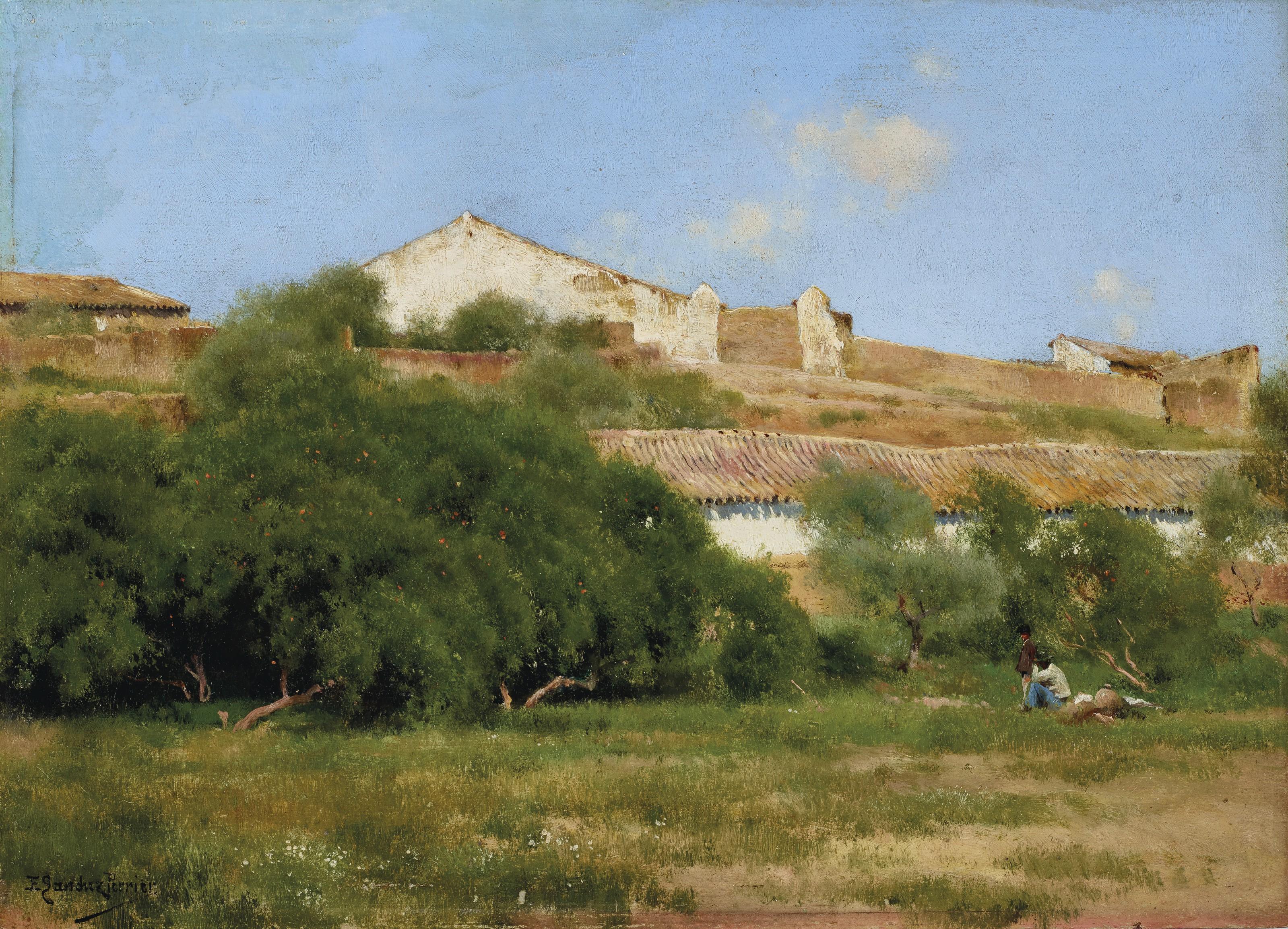 Emilio Sánchez-Perrier - A Midday\'S Rest