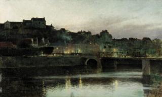 Emilio Sanchez-Perrier - El Quadalquivir en Sevilla