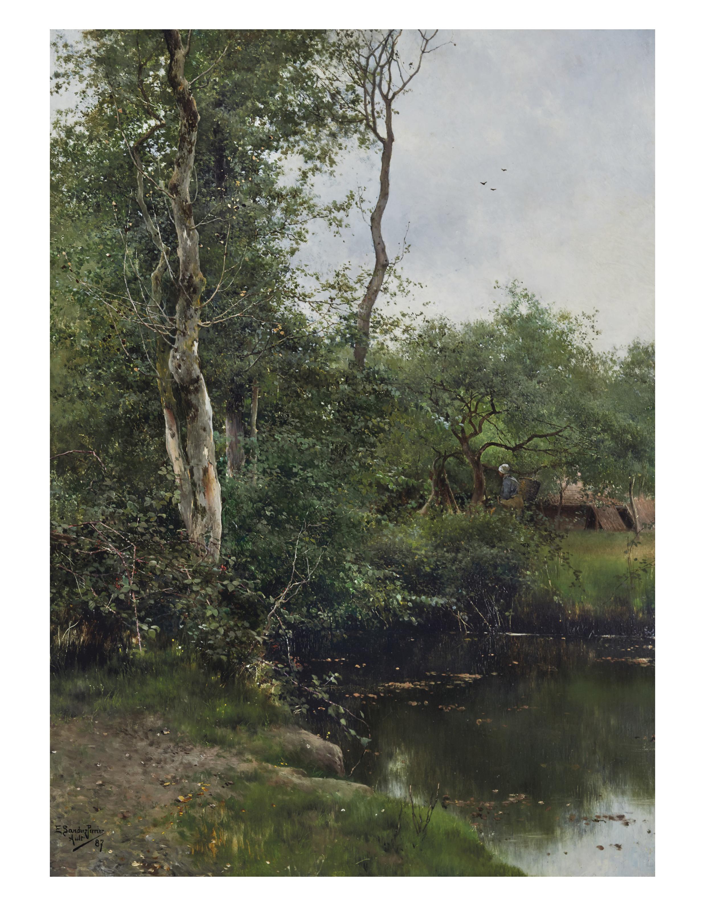 Emilio Sánchez Perrier - L\'étang à Friaucourt, Ault (Picardie)