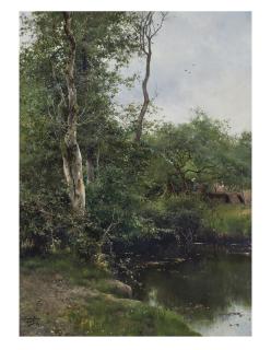 Emilio Sánchez Perrier - L\'étang à Friaucourt, Ault (Picardie)