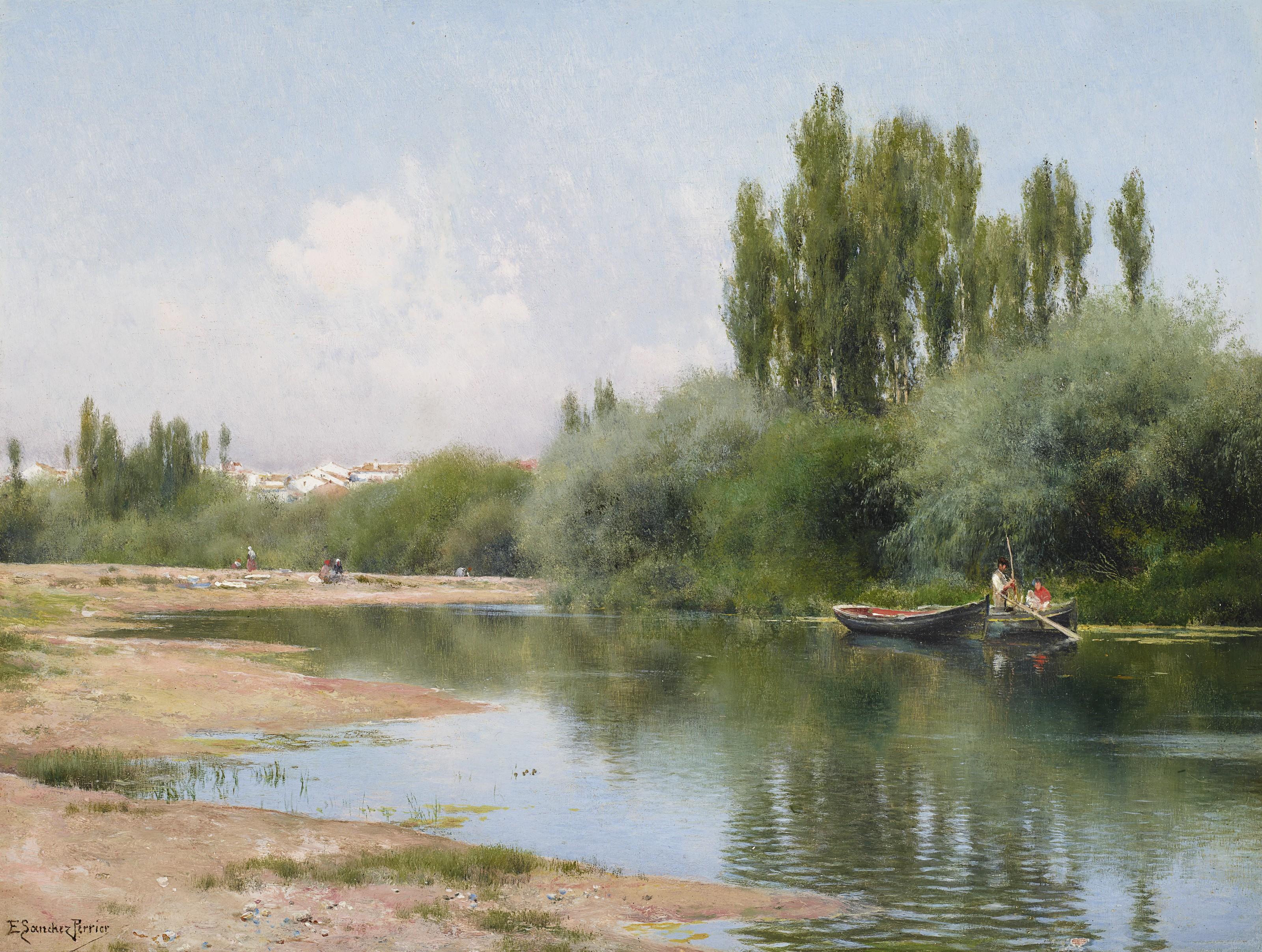 Emilio Sánchez Perrier - On The Guadalquivir, Seville