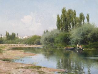 Emilio Sánchez Perrier - On The Guadalquivir, Seville